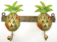 Pineapple Decorative Double Metal Wall Hook BS225P