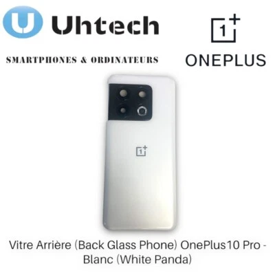 Vitre Arrière (Back Glass Phone) OnePlus 10 Pro - Blanc (White Panda)