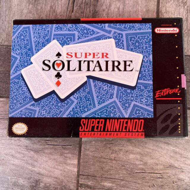 Super Solitaire * Snes Box Only * Super Nintendo Original