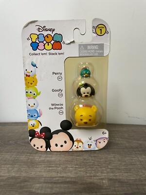 Disney Tsum Tsum Collect Stack 'Em Series 1 Perry 167 Goofy 108 Winnie Pooh 148