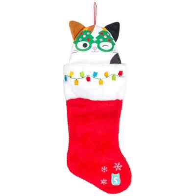 Squishmallows Cam the Cat Urlaubsstrumpf - Kurt Adler 2024 - Brandneu Versiegelt
