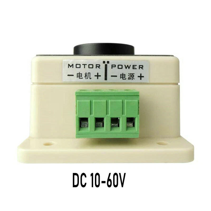 10-60V 20A Pulse Width Modulator PWM Waterproof DC Motor Speed Controller - Image 3 of 4