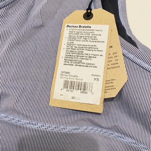 PrAna Becksa Bralette Morning Glory Heather Size XS - Bild 9 von 11