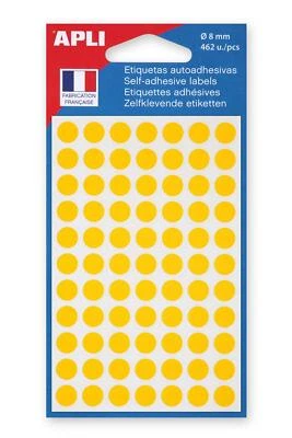 [Ref:111834] AGIPA Sachet de 462 étiquettes Gommettes de signalisation Rondes