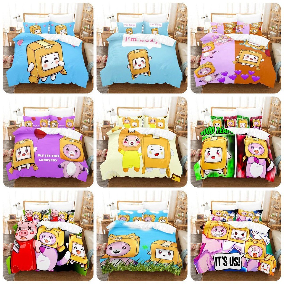 Duvet Cover Set Double King Bedding Quilt Cover Pillowcase 2/3pcs eBay