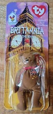 McDonalds TY Beanie Baby Britannia The Bear With 2Tag Errors 1993 OAKBROOK