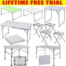 Folding Table Portable Table Camping Tables Garden Party Trestle Dinner Buffet