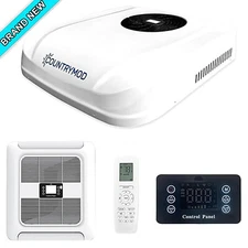 Countrymod 10000BTU 12V RV Air Conditioner Rooftop Camper A/C Unit Only Cooling