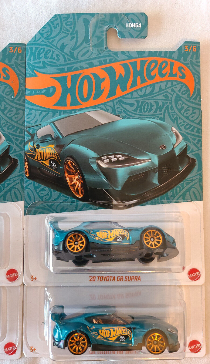 2024 HOT WHEELS 56TH ANNIVERSARY '20 TOYOTA GR SUPRA LOT OF 4 HTF