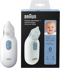Braun Nasal Aspirator Baby Mucus Remover Electric Nose Cleaner