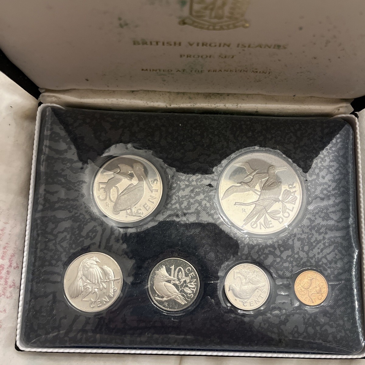 1974 British Virgin Islands 6 (dollar Sterling S) Coin Proof Set
