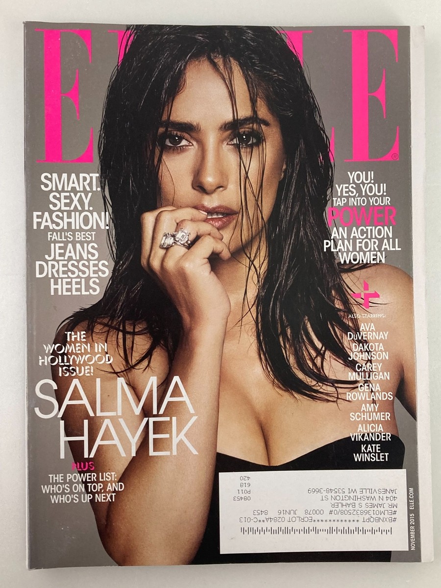 Elle Magazine November 2015 Vol 31 #363 Salma Hayek Women in