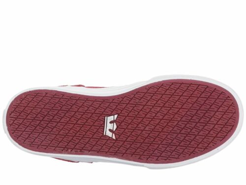 NEW SUPRA Skytop Kids Dark Ruby / White 58062-643-M SIZE 4 - Picture 3 of 5