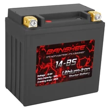 Banshee YTX14-BS Lifepo4 Battery for BMW R1200G5 (Production Code 0460) 12V 380C