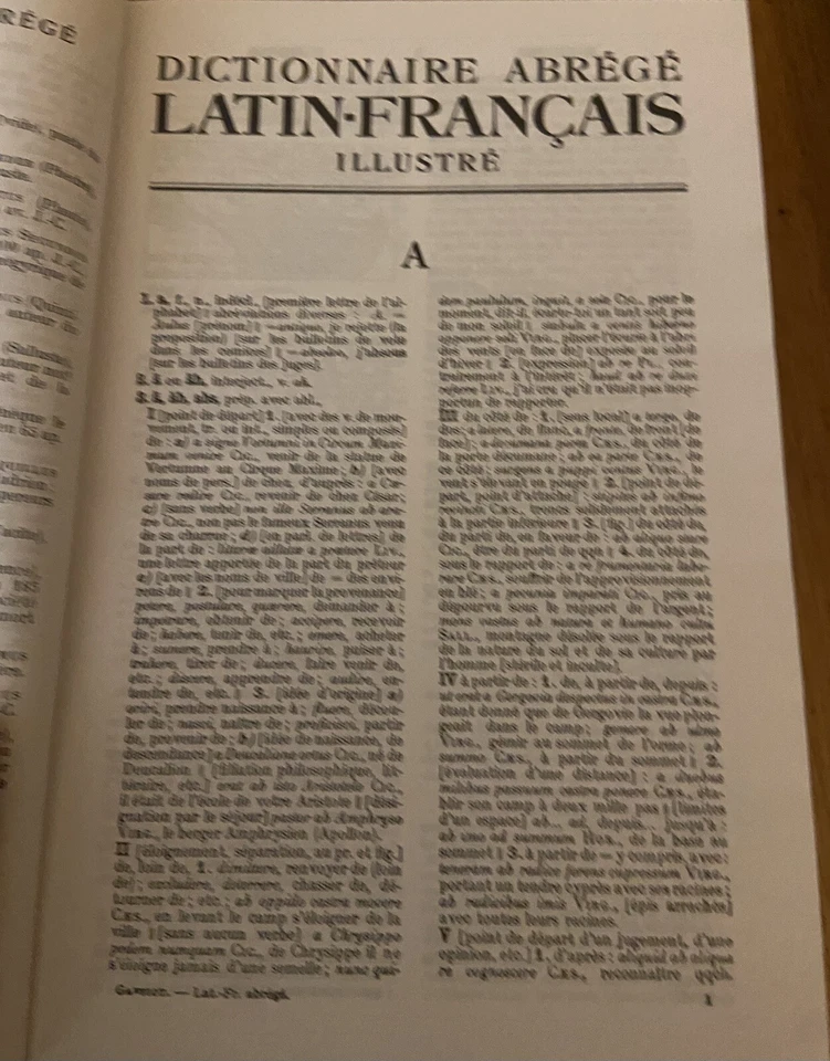 Dictionnaire Abrege Latin-français Illustré - Felix Gaffiot - Photo 4/4