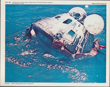 Apollo 12 Command Module Splash Down Official NASA Photograph