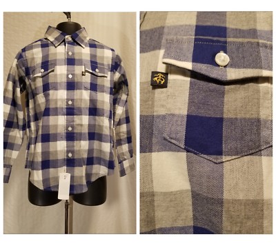 brooks brothers dress shirt size chart New BROOKS BROTHERS Boys' Sizes XS S M L XL Long Sleeve Flannel Dress Shirt  $60