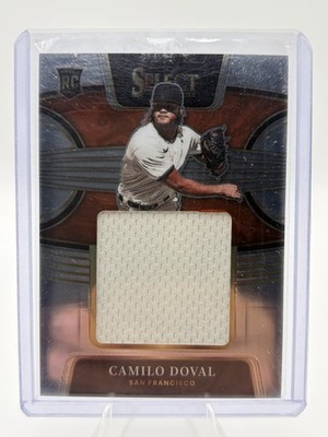 2022 Panini Select #RJS-CD Camilo Doval Rookie Jumbo Swatch Giants RC