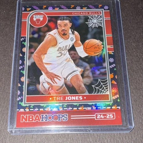 2024 Panini Haunted Hoops Basketball Holo Trick-of-Treat Tre Jones #23