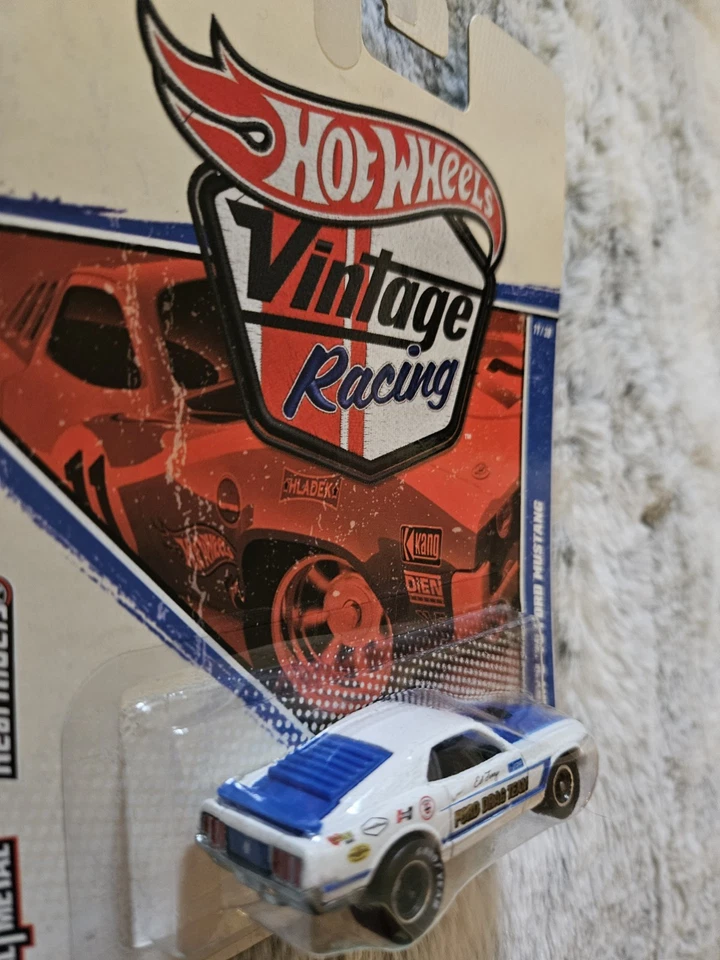 Ford Mustang Real Riders K86 Hot Wheels Vintage Racing Ed Terry's 70 Foto 2 de 4