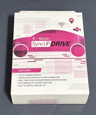 T-Mobile SyncUP DRIVE 4G, Wi-Fi Hotspot, GPS Tracking, OBD-II ZTE Z6200 SEALED