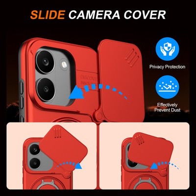 For Xiaomi Poco X8 Pro, Phone Case Hybrid Armor Camera Lens Cover Shockproof