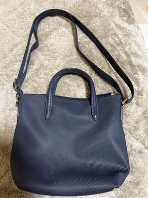 [LACOSTE] 2WAY Tote Bag Navy (Free Shipping - Japan) from Japan