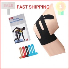 10 PCS Waterproof Kinesiology Tape for Shoulders/Knees,Precut Strips for Knee Pa