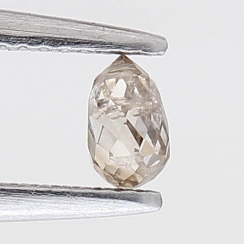 0.15cts 3.5 x 2 MM Brown Color Briolette Shape Bead Cut Fancy Natural Diamond - Image 2 of 4