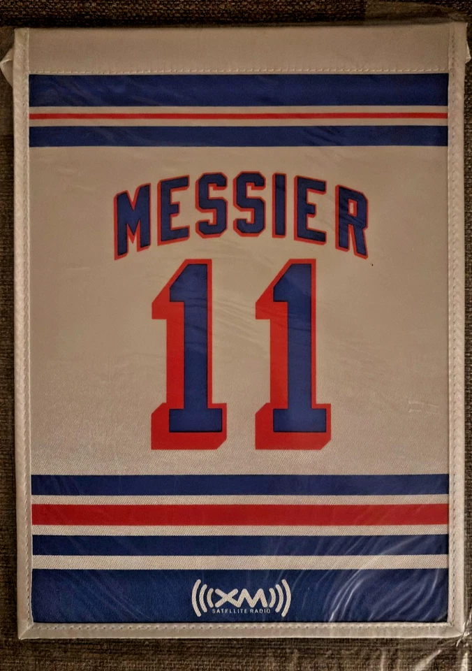 Rare Items #11 Mark Messier New York Rangers (Banner, Pins, Statue, Program) - Image 2 of 4