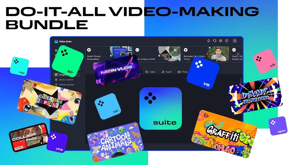 Movavi Video Suite 2026 Lifetime for Windows 1 PC Activation Card - Image 2 of 4