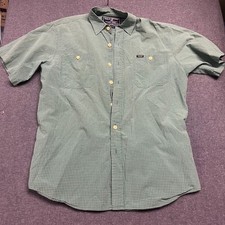 Polo Sport SPORTSMAN Ralph Lauren Camicia Uomo Taglia M Verde Tasche a Quadri Cotone