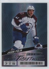 2024-25 Upper Deck Credentials Debut Ticket Access 384/999 Jason Polin #146 11k6