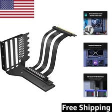 Enhanced 3-Slot Vertical GPU Bracket - Fast PCIe 5.0 Compatible Riser Included