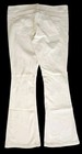 LEVI'S SZ 17 OPTIC WHITE FLARED EMBROIDERED MID RISE SEXY HIPPIE CHIC JEANS  — photo 2