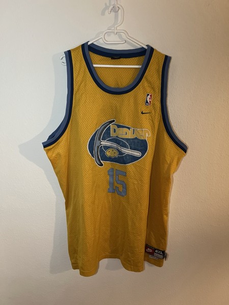 Authentic Nike Denver Nuggets Carmelo Anthony #15 Vintage  +2 Length NBA Trikot