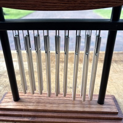 Vintage TEAK Meditation JW STANNARD Tranquility WIND CHIME