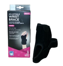 Wrist Brace ~ Adjustable ~ Small - Medium Right Wrist ~ Black BRAND NEW IN BOX