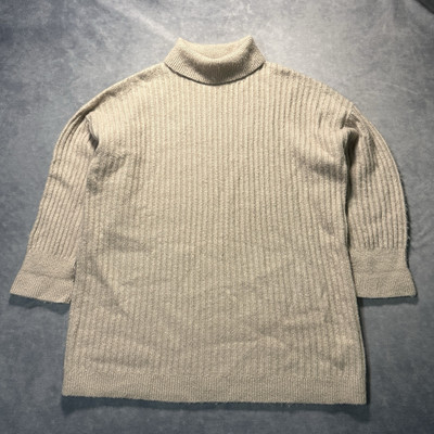 Other Stories Sweater Womens Large Wool Alpace Blend Tunic Mock Neck Los Angeles