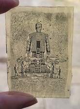 Stained Glass wicker man pagan occult folk art ritual witches