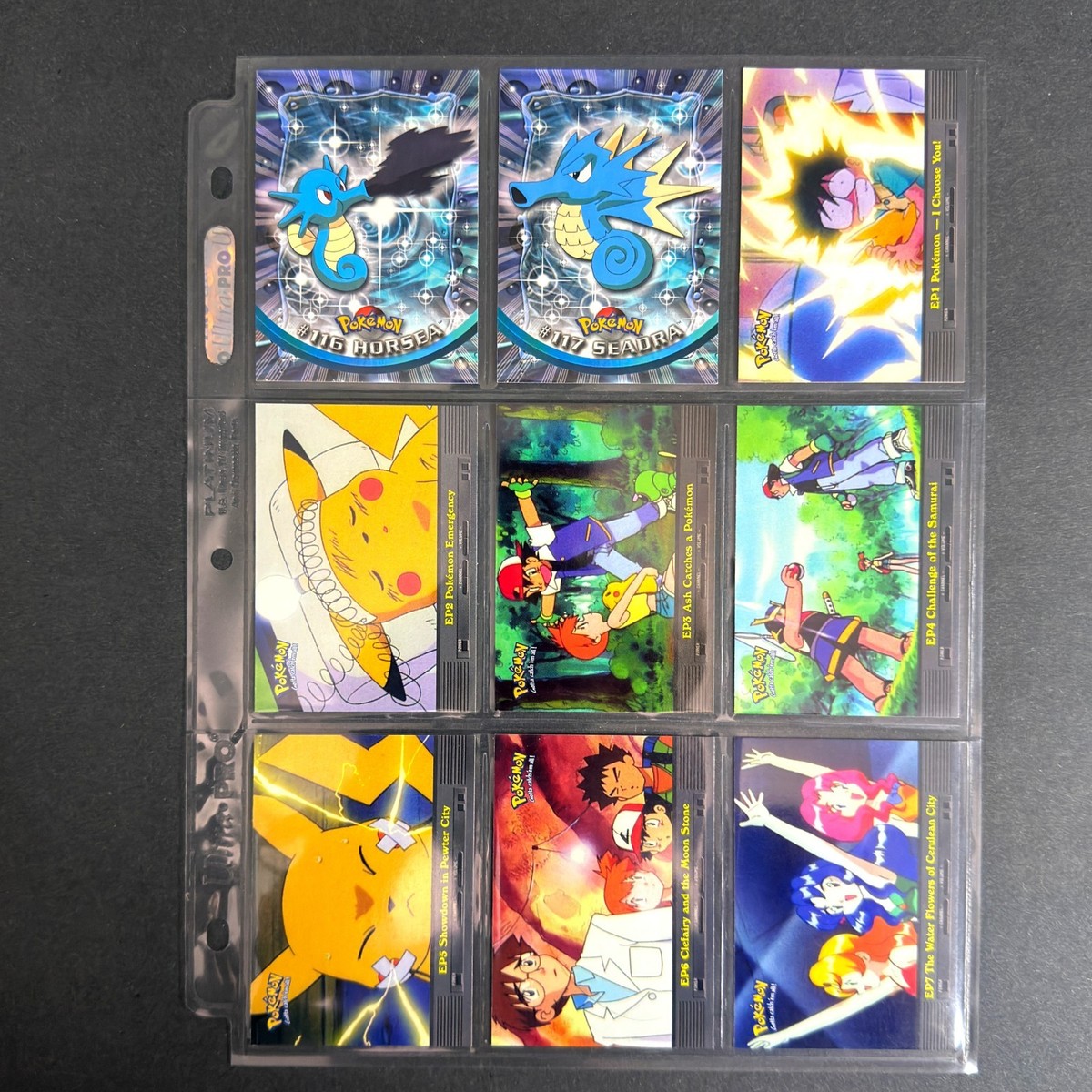 topps Pokemon TV Animation Edition Series 2 Non Holo Foil Blue