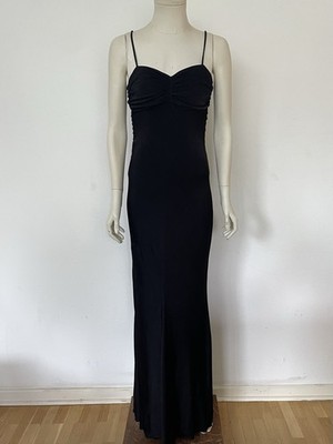ICEBERG, Kleid Gr. S / Schwarz Maxikleid Abendkleid Strass Cocktailkleid, W NEU