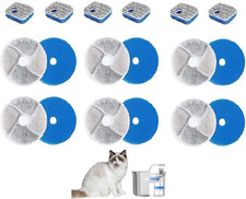 Cat Water Fountain Filters, 6 Pack Replacement Filters for Automatic Pet Fountai
