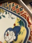 Brand New Kutani Porcelain Ware Pottery Doraemon Small mini Plate in box — photo 3