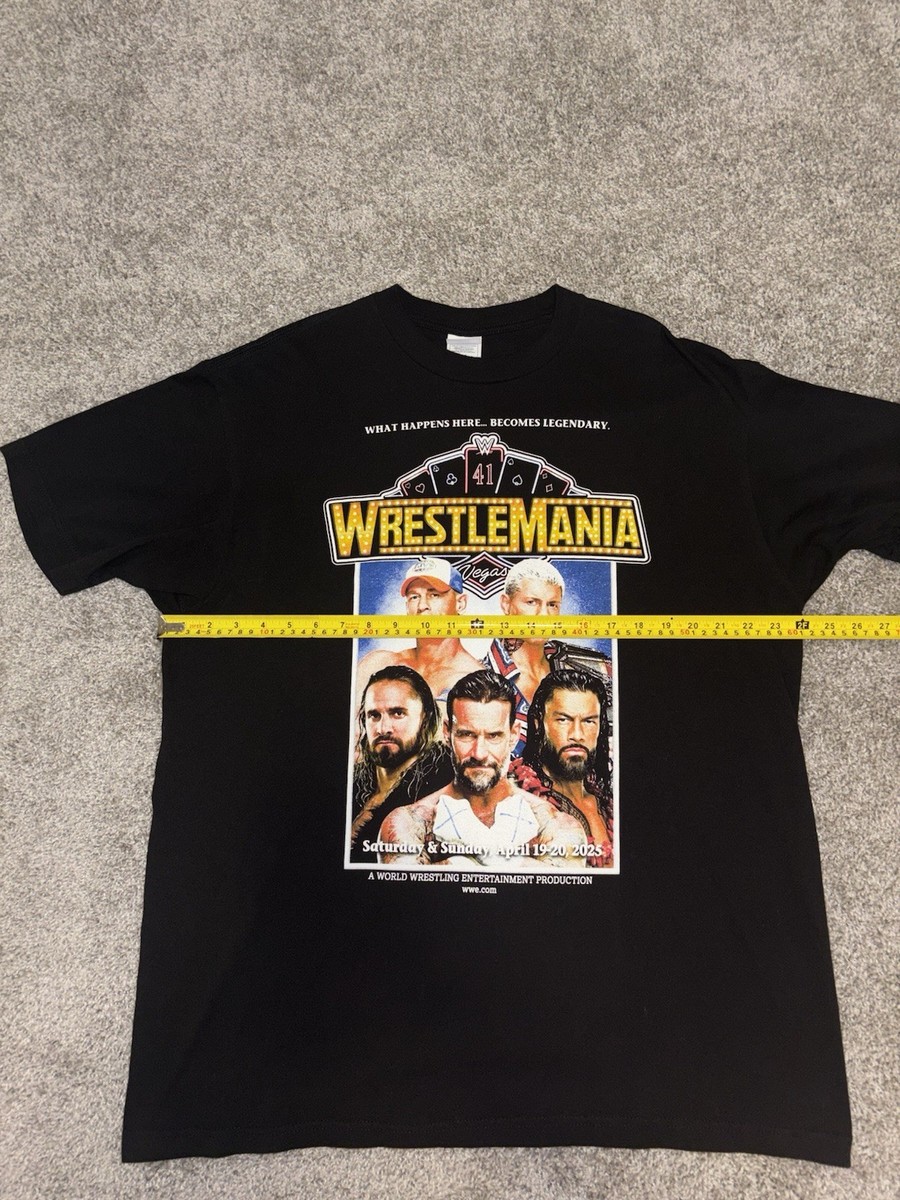 WWE Tシャツ WWE T SHIRT WrestleMania 41 Size XL IYKYK (Cena Rhodes Punk) | eBay
