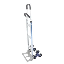 2 In 1 Hand Truck Stair Climber 550Lb Double Handle Aluminum Climbing Cart Dolly