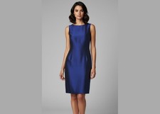 ETRO Kleid Damen Gr 40 Viskose Blau Elegant Luxury Premium Rare Archive SEHR GUT