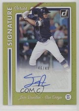 2017 Panini Donruss Signature Series Gold 46/49 Jose Rondon #SS-JR Auto s3g