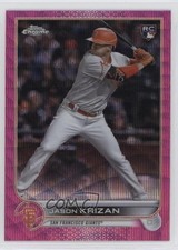 2022 Topps Chrome Update Pink Wave Refractor Jason Krizan #USC9 kf4