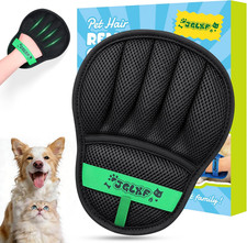 Upgraded Pet Hair Removal Glove for Dogs  Cats, Electrostatic Five-Finger Hair